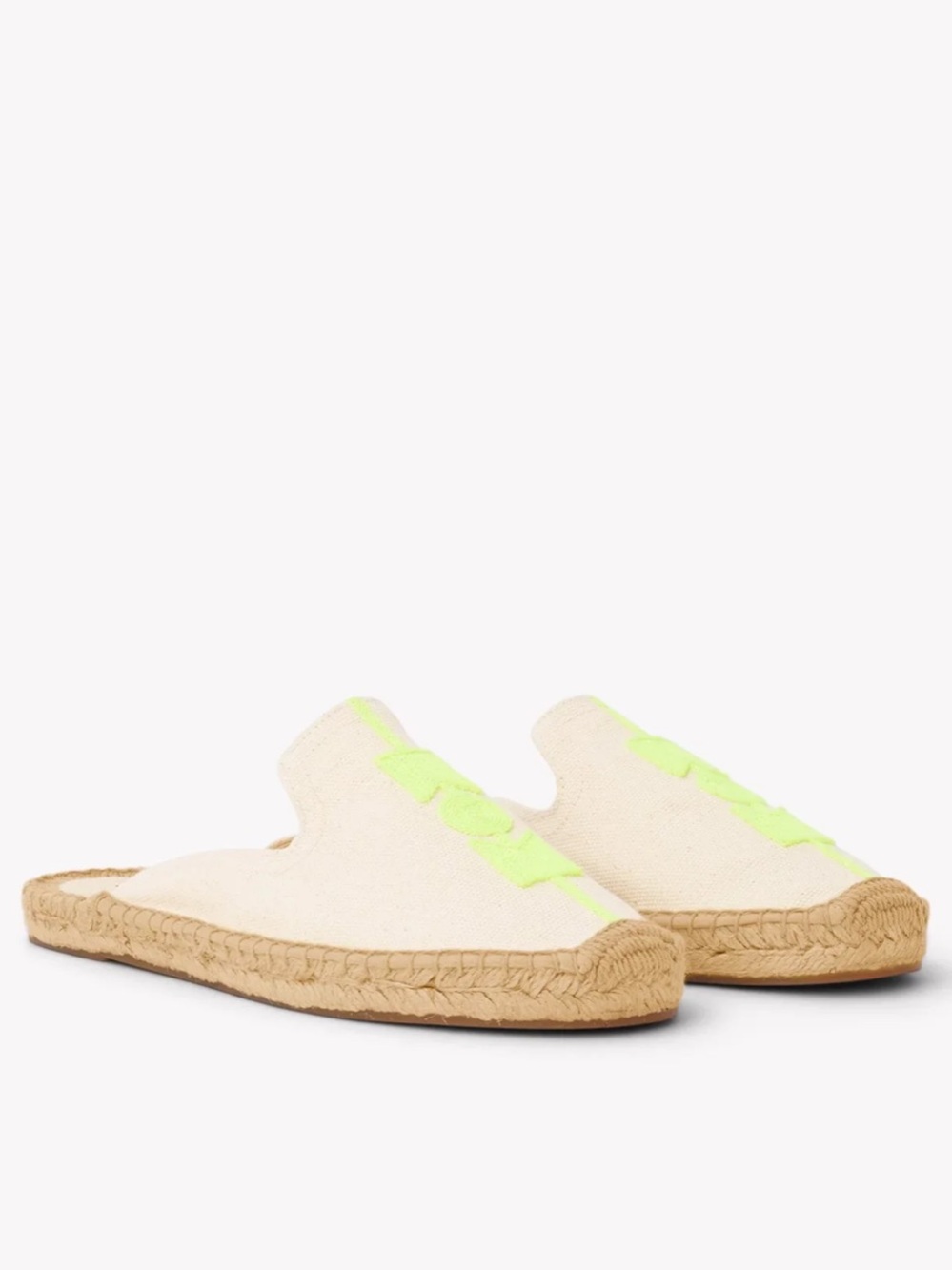 Soludos x Molyan Neon Smoking Mule Espadrilles NEW - Picture 3 of 11